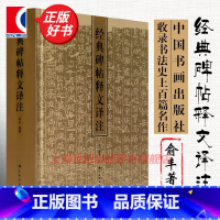 [正版]经典碑帖释文译注 俞丰著 兰亭序 祭侄稿 书谱作品书法鉴赏临摹书籍 收录书法史上百篇名作 上海书画出版社 世纪