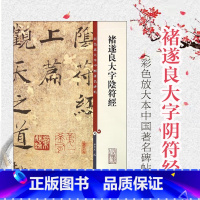[正版]褚遂良大字阴符经 彩色放大本中国著名碑帖 孙宝文 书法碑帖 图书籍 上海辞书 世纪出版