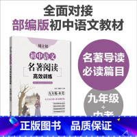 语文 [正版]周计划 初中语文名著阅读高效训练 九年级中考艾青诗选水浒传儒林外史简爱初三9年级 课外世界名著阅读练习中考