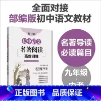语文 [正版]周计划 初中语文名著阅读高效训练 九年级中考艾青诗选水浒传儒林外史简爱初三9年级 课外世界名著阅读练习中考