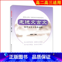 高考 高中通用 [正版]走进文言文 高中文言文课外阅读与训练精选 高中基础知识 高一二三年级高考全一册 高中语文课外文言