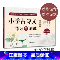 [正版]小学古诗文练习与测试 提高卷小学生3-6三四五六年级语文课外文言文国学启蒙背诵默写测试卷子复习辅导资料 华东理