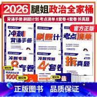 [4月]2026腿姐全家桶. 分批发货 [正版]2026考研政治腿姐全家桶全套 陆寓丰26腿姐背诵手册+思维导图+考点清