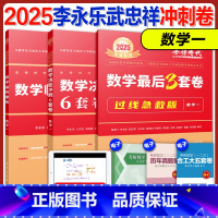 []2025李永乐冲刺套装 数一[过线版] [正版]新版2025李永乐武忠祥考研数学冲刺6套卷3套卷 数一数二数三考
