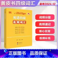 四级高频词 [正版]新品黄皮书四级英语词汇书备考2025年6月四级词汇四级高频词四六级单词书大学英语四级考试