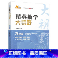 数学 九年级/初中三年级 [正版]2025精英数学大视野9九年级上册下册通用黄东坡著初中9年级数学竞赛专项培优解题思路初