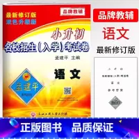 语文 小学升初中 [正版]2025孟建平小升初名校招生(入学)考试卷语文总复习6六年级小学升初中语文刷题考试卷初一七年级