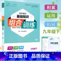 语文.人教版 九年级下 [正版]通成学典 初中语文基础知识组合训练9九年级下册人教版单元课时同步练习初三语文基础知识积累