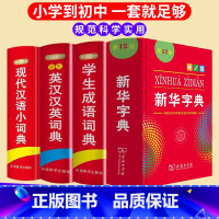 [全6册]新华+成语+现代汉语+英汉汉英+同义词+多功能数学 [正版]中小学生字典2024年人教版第12版现代汉语学生成