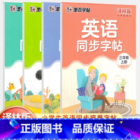 英语同步字帖译林版 三年级上 [正版]小学英语同步字帖三3四4五5六6年级上册译林版衡水体英语字帖同步课时手写印刷26个