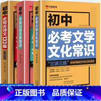 初中语文知识大全(全套3册) 初中通用 [正版]初中名著导读考点精练初中必背古诗文133篇 七八九年级文化文学常识积累中