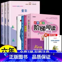 [赠小册子]六年级上册必读+作文+阅读理解+字帖+计算题 [正版]童年高尔基六年级上册必读课外书快乐读书吧全套2册人教版