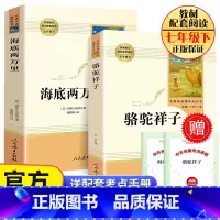 [人教完整版]海底两万里+骆驼祥子 [正版]人教版骆驼祥子和海底两万里原著 人民教育出版 社老舍七年级下册必读名著课外书