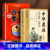 全2册中华药膳+百病食疗大全 [正版]全2册中华药膳+百病食疗大全养生汤膳养生治病一本通大全彩图解中医养生大全食谱调理四