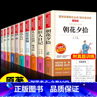[全套10册]鲁迅经典必读全集 [正版]全集10册 朝花夕拾故乡狂人日记鲁迅原著必读经典散文集故事新编阿q正传彷徨野草小