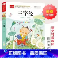 三字经 [正版]三字经 注音版小学生儿童国学启蒙经典书籍彩图一年级阅读课外书上下册大语文二年级课外阅读经典丛书幼儿大字少