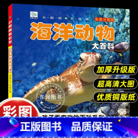 [彩图注音版]海洋动物大百科 [正版]小眼睛看世界海洋动物大百科全书儿童彩图注音版为什么小学生一二年级课外书必读老师阅读