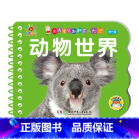 (第一辑)·动物世界 [正版]趣味认数阳光宝贝翻翻书婴儿早教卡0-3岁宝宝撕不烂看图认识字识物卡益智幼儿启蒙早教书绘本一