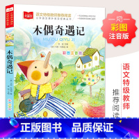 木偶奇遇记[彩图注音] [正版]木偶奇遇记 彩图注音版大语文--小学语文必课外阅读经典丛书 低年级小学生课外书一二年级睡