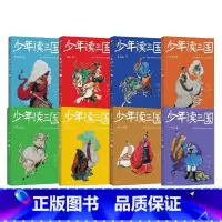 少年读三国(套装8册) [正版]7-14岁少年读三国套装8册 罗贯中著 钱儿爸编著 以孩子喜欢的方式讲三国 实用语文知识