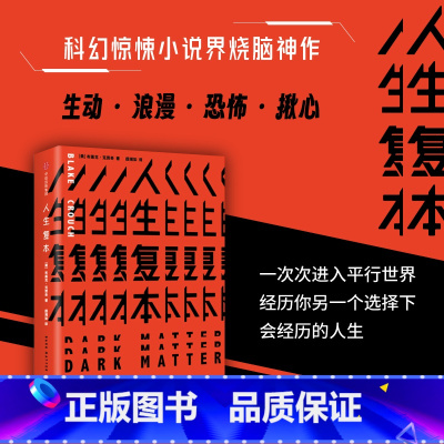[正版]怪异君 人生复本 人生副本 小糖花卷儿 悬疑小说惊悚科幻烧脑作品 布莱克克劳奇著 出版社图书 书籍