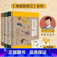 [正版]海错图笔记(套装4册)海错图笔记4 张辰亮著 科普书 海错图笔记 系列收官之作 出版社图书