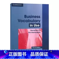 剑桥商务词汇(初中级)Elementary to Pre-intermediate Second edition [正版