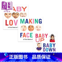[正版]低幼儿童启蒙纸板书3册 a first book 情绪Making faces emotions 宝贝之爱Ba
