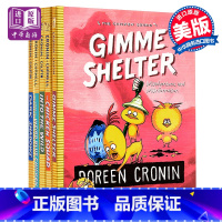 [正版]小鸡特工队5册 英文原版The Chicken Squad 1-5侦探推理小说章节书 朵琳·克罗宁Doreen