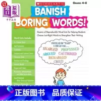 [正版]海外直订Banish Boring Words!, Grades 4-8: Dozens of Reprodu