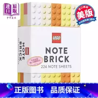 [正版] 乐高 便签纸 橙黄砖面(趣味礼品)英文原版 Lego(r) Note Brick (Yellow-Ora