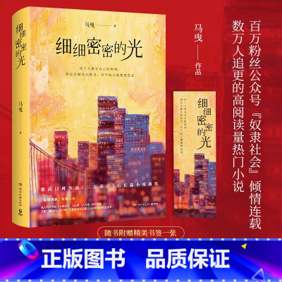 [正版]赠书签细细密密的光 马曳2022年现实主义长篇情感小说力作 当代长篇小说 桐华 胡少卿 黄佟佟 周宏翔诚挚