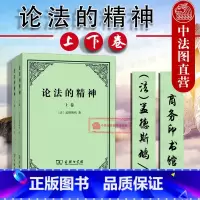 [正版] 论法的精神 上下卷 全2册 启蒙思想家孟德斯鸠著 三权分立学说 政体性质 外国哲学 法律政治思想孟德斯鸠思想