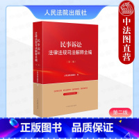 [正版]2024新 民事诉讼法律法规司法解释全编 第二版第2版 民事诉讼法律行政法规司法实务指导性案例参考 涉外民事诉