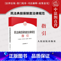 [正版] 2021新民法典担保制度法律规范指引 新担保制度法律行政法规司法解释指导案例 民法典担保制度法律实务工具书