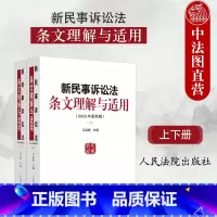 [正版] 2023新版 新民事诉讼法条文理解与适用 上下册 江必新 新民事诉讼法逐条解读典型案例条文解读适用涉外民事诉