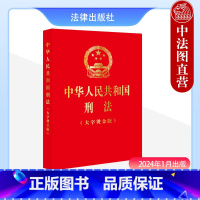 [正版] 2024新 中华人民共和国刑法 大字烫金版 根据刑法修正案十二新修正 刑法总则分则附则 犯罪刑罚 法规单行本