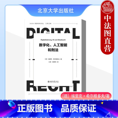 [正版] 数字化 人工智能和刑法 埃里克·希尔根多夫 网络刑法刑事程序法科技法新兴基础问题 法信息学数字化外部审计与刑