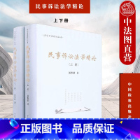 [正版] 民事诉讼法学精论 上下册 汤维建 法学名家精论丛书 民事诉讼法学教科书 诉讼原理论 民事纠纷 民事诉讼法基本