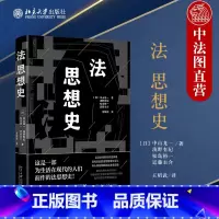 [正版] 2023新 法思想史 中山龙一 王昭武译 北京大学出版社 日本法律思想通史教科书 外国法律知识读物 西洋法律