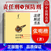 [正版] 责任刑与预防刑 张明楷 法律解读书系 刑罚案例实务指导 刑事案件 法哲学刑法理论刑罚体系 法律工作者参考书