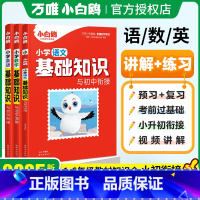 小学♥[语数英]3本套装. 小学通用 [正版]2025版万唯小学基础知识大全手册初中衔接语文数学英语小升初总复习强化训练