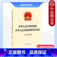 [正版]中法图 2024新中华人民共和国刑法 中华人民共和国刑事诉讼法 含法律解释 新刑法修正案十二 刑法刑诉法律法规