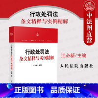 [正版]中法图 行政处罚法条文精释与实例精解 人民法院 行政处罚法司法实务法律工具书 行政机关律师办案行政审判工作