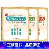 初中文言文助读精选1-3套装 初中通用 [正版]走进文言文 初中文言文助读精选123 全套3本 文言文选读 精彩的文言小