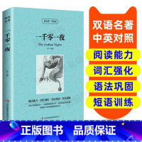 [正版]读名著 学英语 一千零一夜 英汉双语读物 英语书籍名著双语版英语名著阅读课外读物小学初中英语读物中英双语读物