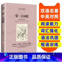 [正版]读名著英语 堂 吉诃德 英汉双语读物英语书籍 双语版英语名著 阅读课外英文读物小学初中英语读物中英双语读物 堂