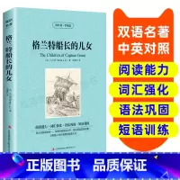 [正版]英汉双语读物 格兰特船长的儿女 英语书籍名著双语版英语世界名著阅读课外读物小学初中高英语读物中英双语读物 格兰