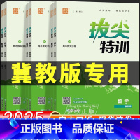 语文+冀教数学+冀教英语 四年级下 [正版]2025春季 小学拔尖特训冀教版一二三四五六年级上下册1-6语文数学英语同步