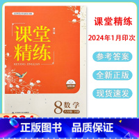 数学[2024新版] 八年级下 [正版]2024北师大版初中数学课堂精练8八年级下册同步练习册八年级课堂达标训练检测练习